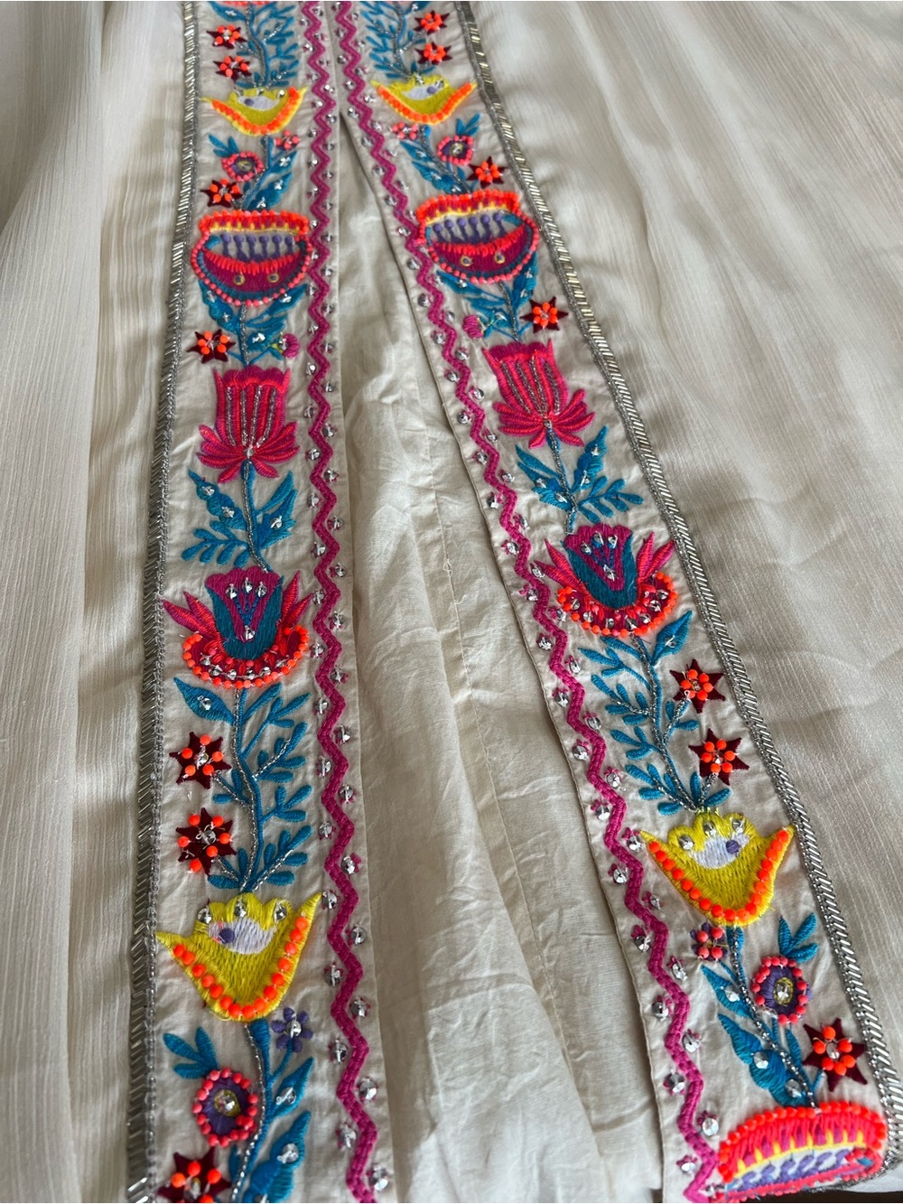 NWT Boston Proper Ivory Embroidered Boho Maxi Dress - Picture 4 of 4